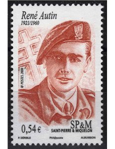 SAINT PIERRE E MIQUELON 2008 René Autin MNH**