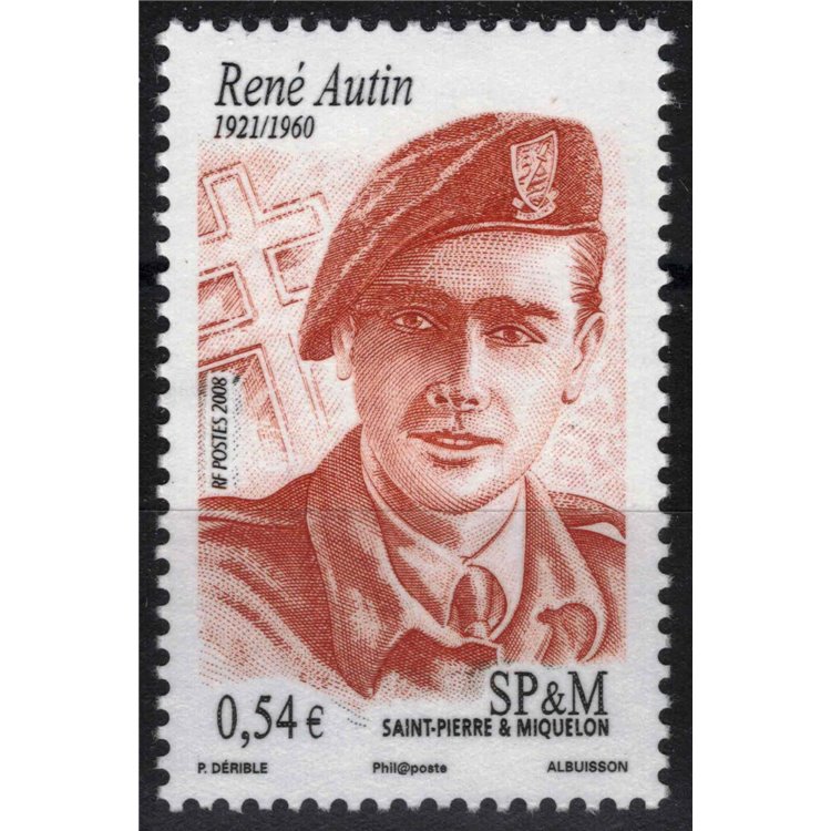 SAINT PIERRE AND MIQUELON 2008 René Autin MNH**