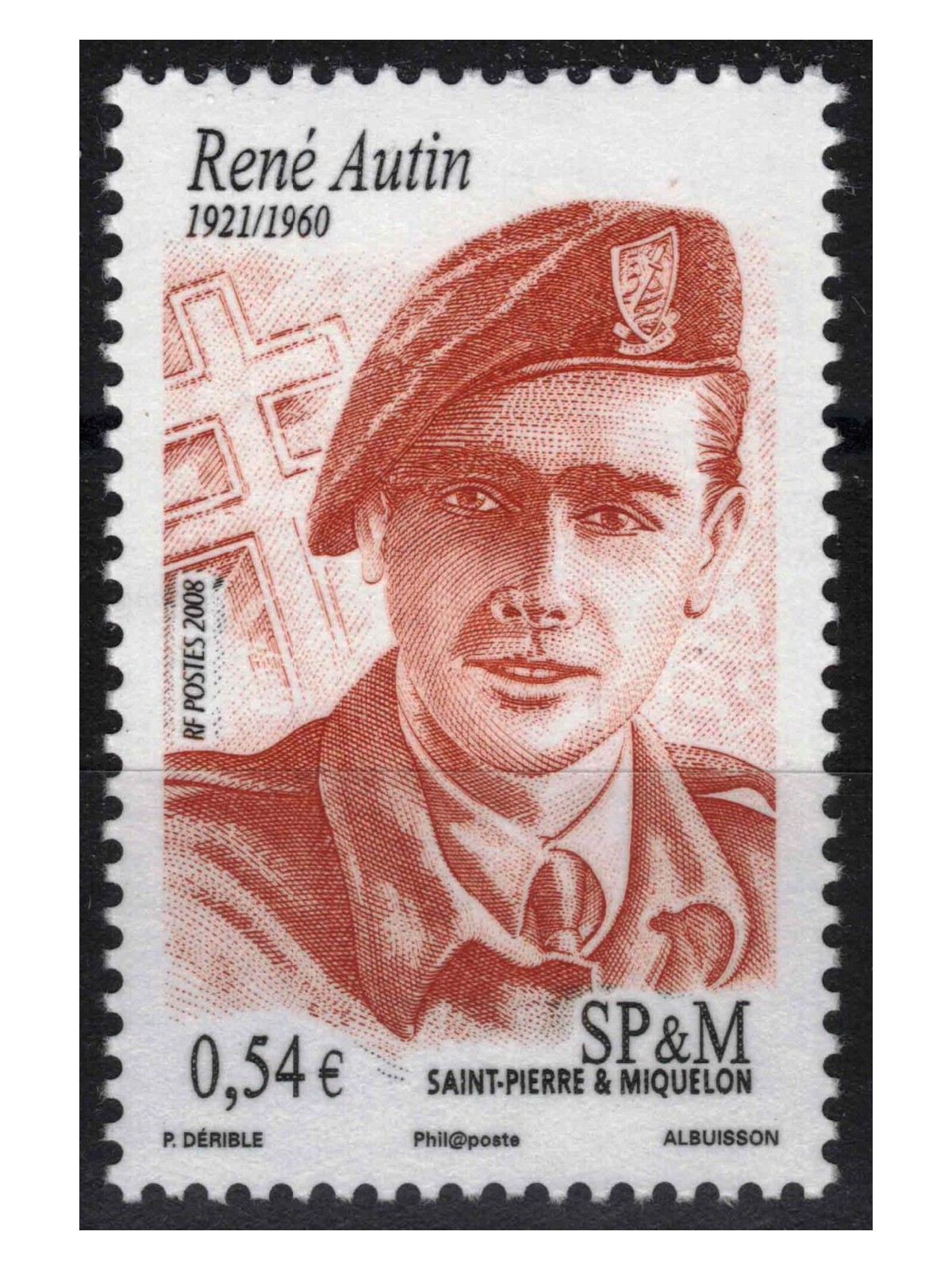 SAINT PIERRE E MIQUELON 2008 René Autin MNH**