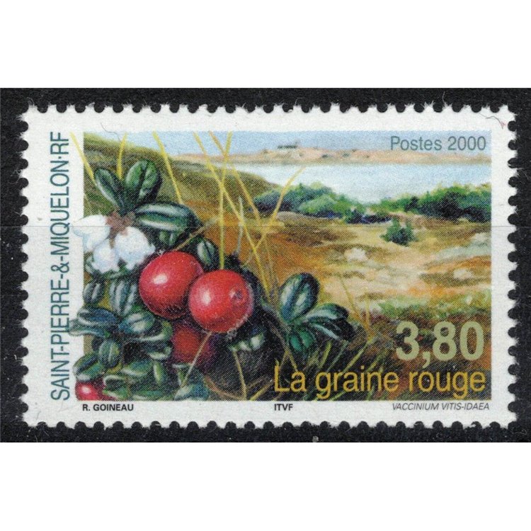 SAINT PIERRE E MIQUELON 2000 Il mirtillo rosso MNH**