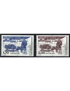 SAINT PIERRE AND MIQUELON 2000 Wood stocks 2v MNH**
