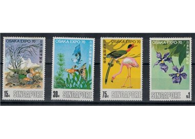 SINGAPORE 1970 Esposizione Internazionale Osaka 4v MNH**