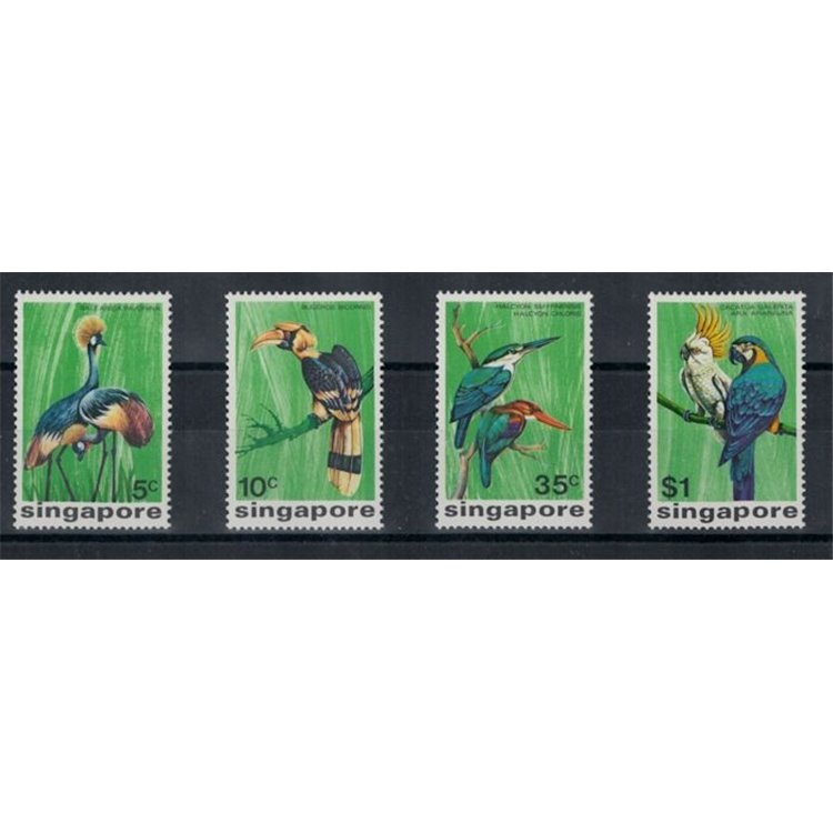 SINGAPORE 1975 Birds 4 v
