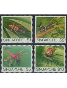 SINGAPORE 1985 Insects 4v MNH**