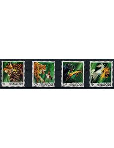 SINGAPORE 1973 Animals 4 v
