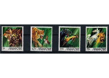 SINGAPORE 1973 Animali - Animals 4 v