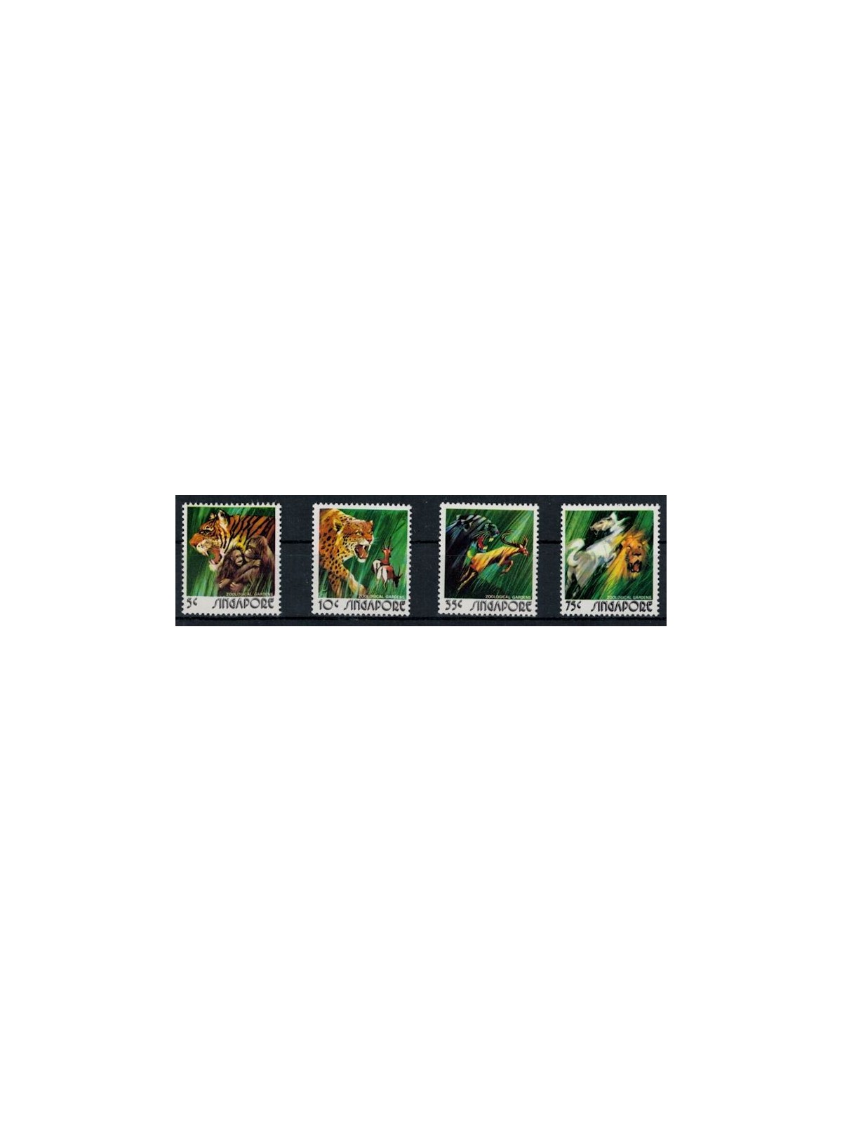 SINGAPORE 1973 Animals 4 v