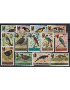 SIERRA LEONE 1981 Birds (with year) 13v MNH**