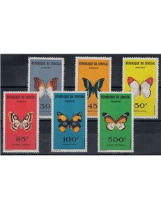 SENEGAL 1963 Fauna, butterflies 6v MNH**