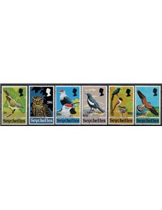 SEYCHELLES 1972 Birds 6v MNH**