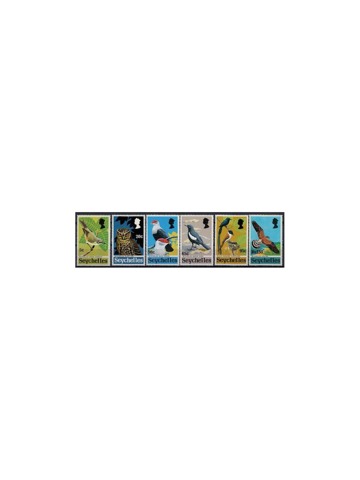 SEYCHELLES 1972 Uccelli - Birds 6v MNH**