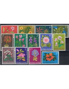 SIERRA LEONE 1963 Ordinary series, flowers 13v MNH**