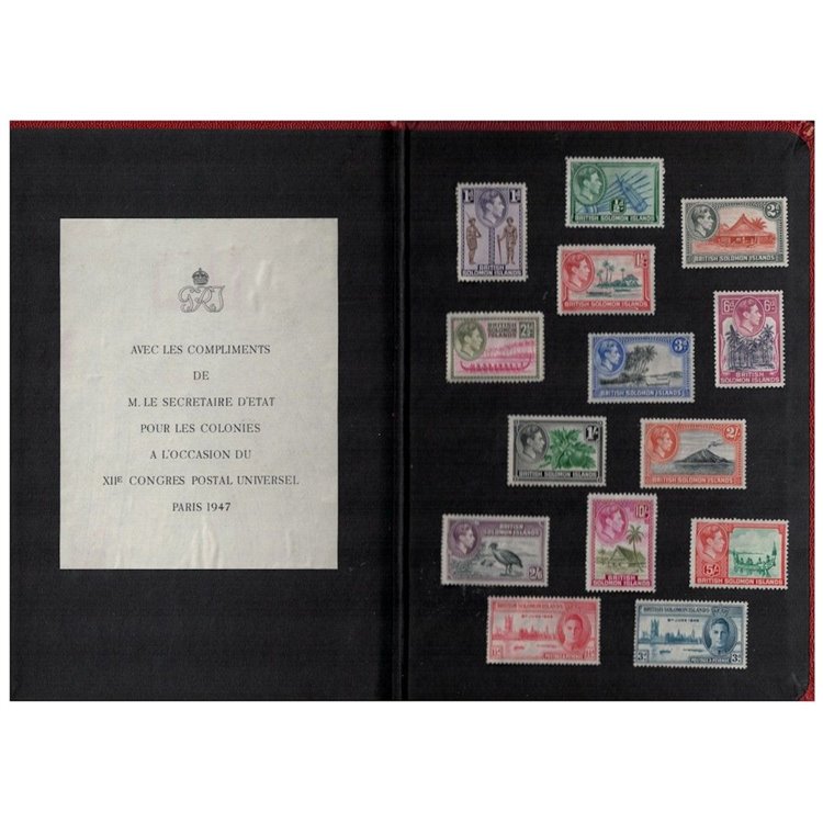 SOLOMON 1939 Complete year 13v MH*