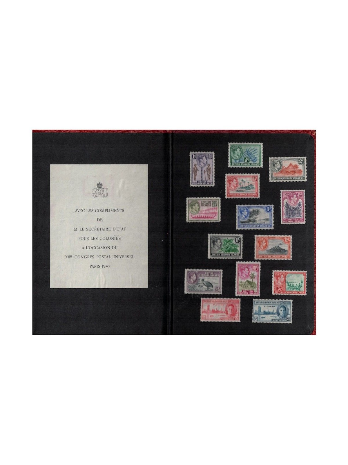 SOLOMON 1939 Annata completa 13v MH*