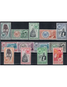 SIERRA LEONE 1961 Serie ordinaria 13v MNH**