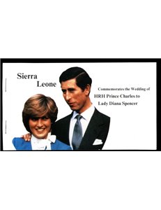 SIERRA LEONE 1981 Carlo e Diana Nozze Reali 1 LB MNH**