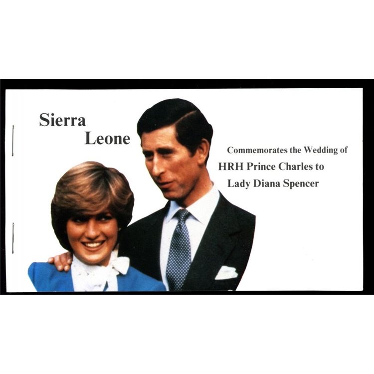 SIERRA LEONE 1981 Charles and Diana Royal Wedding 1 booklet MNH**