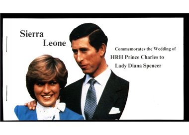 SIERRA LEONE 1981 Charles and Diana Royal Wedding 1 booklet MNH**