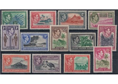 SOLOMON 1939 Ordinary Series 13v MH*