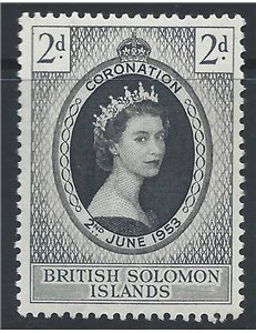 SOLOMON 1953 Coronation 1v MNH**