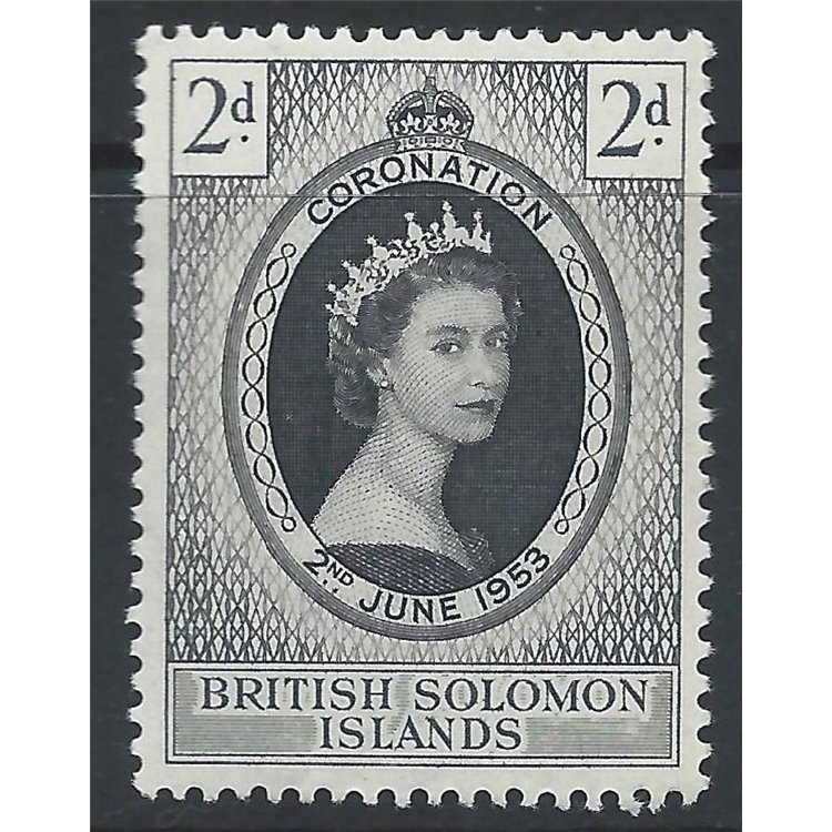 SOLOMON 1953 Coronation 1v MNH**