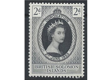 SOLOMON 1953 Coronation 1v MNH**