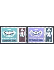 SOLOMON 1965 International co-operation 2v MNH**