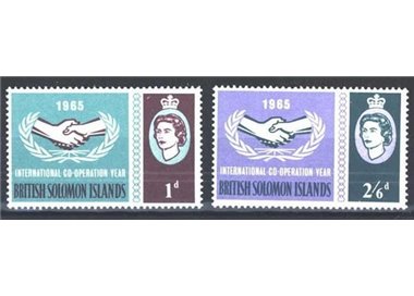 SOLOMON 1965 International co-operation 2v MNH**