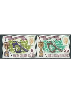 SOLOMON 1966 World Cup Football 2v MNH**