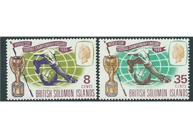 SOLOMON 1966 World Cup Football 2v MNH**
