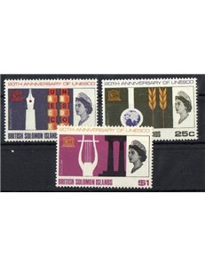 SOLOMON 1966 Unesco 3v MNH**