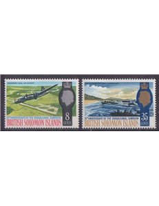 SOLOMON 1967 Guadalcanal campaign 2v MNH**
