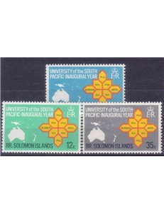 SOLOMON 1969 South Pacific university 3v MNH**
