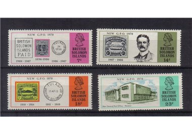 SOLOMON 1970 New post office 4v MNH**