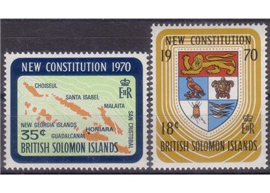SOLOMON 1970 New constitution 2v MNH**
