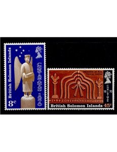 SOLOMON 1970 Christmas 2v MNH**