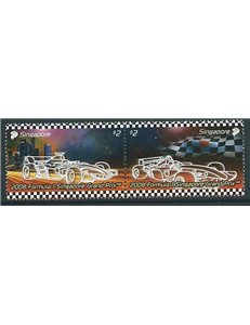 SINGAPORE 2008 Formula 1 - Grand Prix 2v MNH**