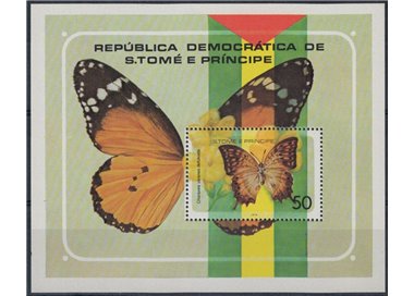 SAO TOME AND PRINCIPE 1979 Fauna, butterflies 1 s/s MNH**
