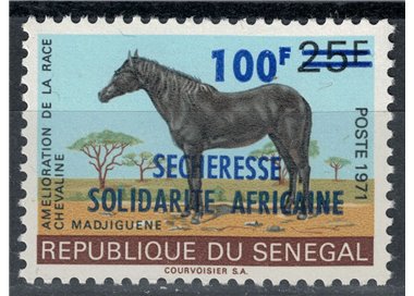 SENEGAL 1973 Drought, Horse MNH**