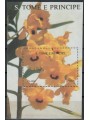 SAO TOME' E PRINCIPE 1992 Fiori, orchidee BF MNH**