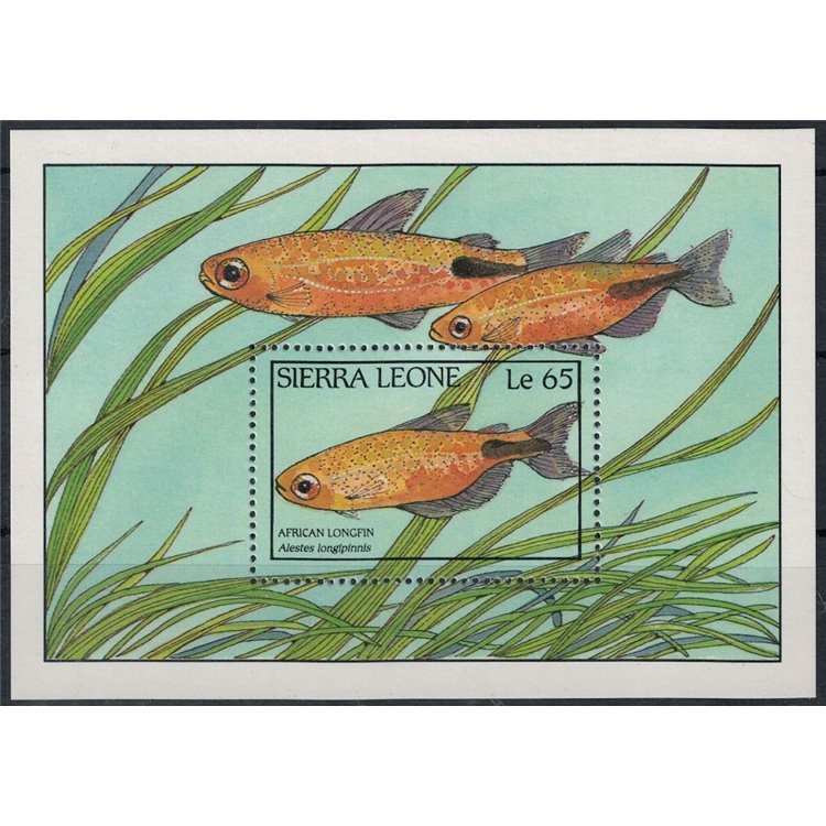 SIERRA LEONE 1988 Marine fauna, fish s/s MNH**