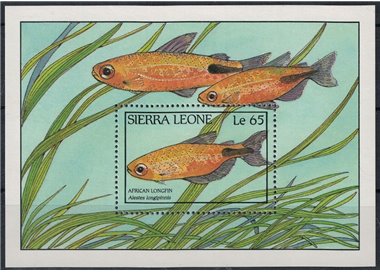 SIERRA LEONE 1988 Marine fauna, fish s/s MNH**