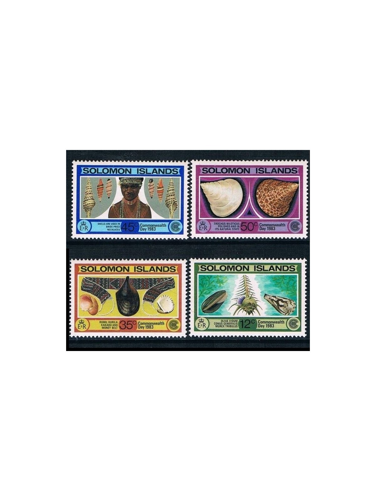 SOLOMON 1983 Commonwealth day 4v MNH**