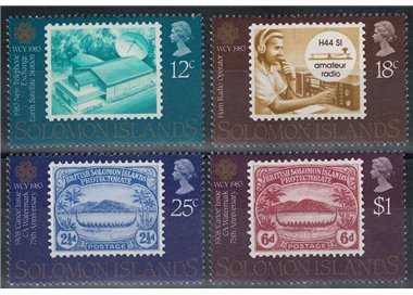 SOLOMON 1983 World communication year 4v MNH**