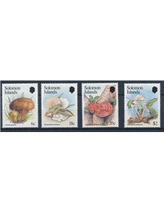 SOLOMON 1984 Mushrooms 4v MNH**