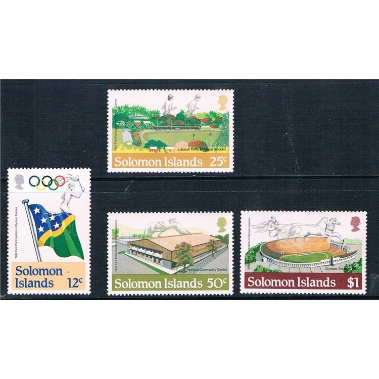SOLOMON 1984 Olympic Games Los Angeles 4v MNH**