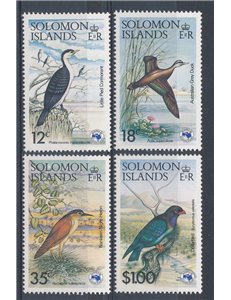 SOLOMON 1984 Ausipex, birds 4v MNH**