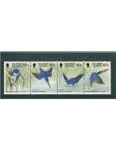 SOLOMON 1987 Mangrove kingfisher 4v MNH**