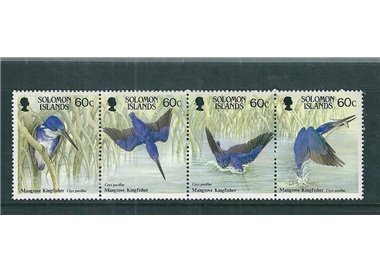 SOLOMON 1987 Mangrove kingfisher 4v MNH**
