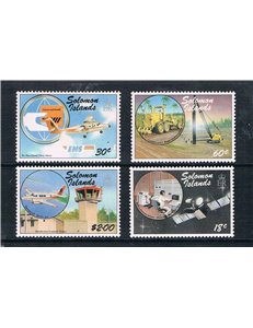 SOLOMON 1987 Transport & communication 4v MNH**